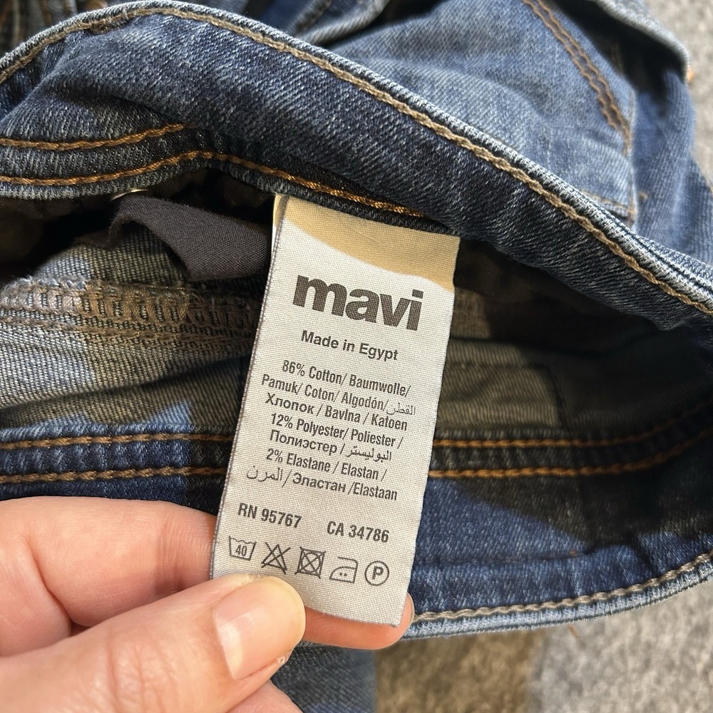Mavi Jeans Men's 36x32 Relaxed Straight Leg Mid Wash Denim Faded Baggy Matt - Picture 13 of 13
